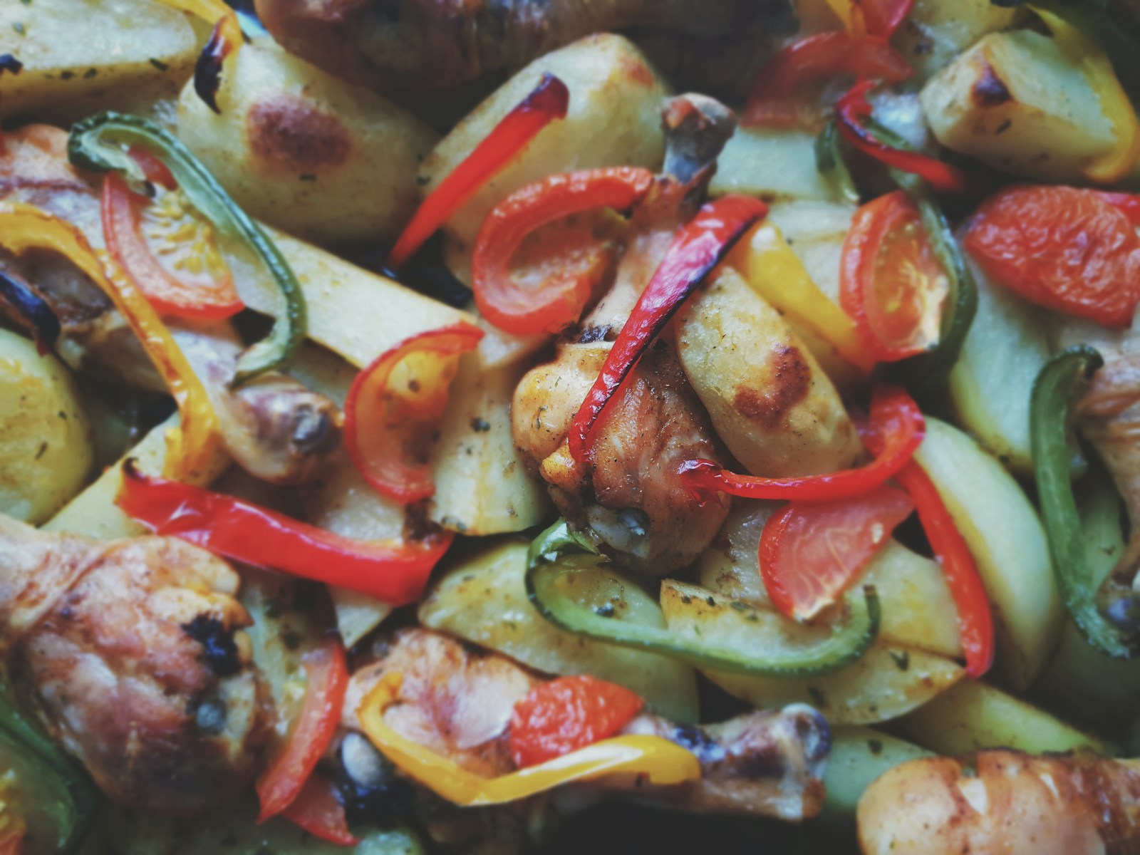 Roasted fermented peppers